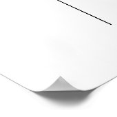 ソフトボタニカ – ミニマルなリーフラインアートとピンク ポスター (角)