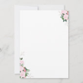 ソフトボタニック |バプテスマ招待状 招待状 (裏面)