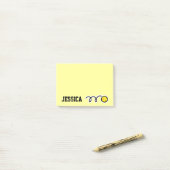 ソフトボパーソナライズされたールの名前softball Post-it®ノート ポストイット (デスク上)