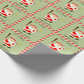 ソフトボパーソナライズされたールクリスマス ラッピングペーパー (角)