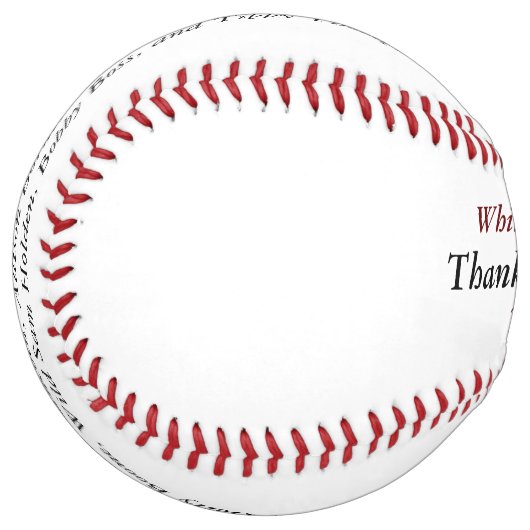 ソフトボパーソナライズされたールコーチお礼ギフト ソフトボール (正面左)
