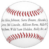 ソフトボパーソナライズされたールコーチお礼ギフト ソフトボール (裏面)