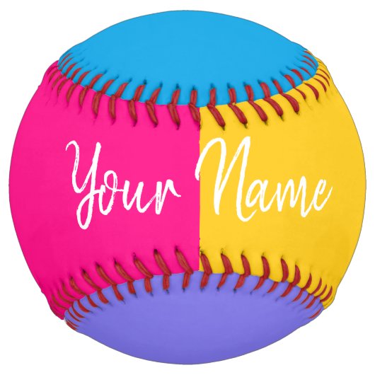 ソフトボパーソナライズされたールバイHAMbyWG ソフトボール (正面)