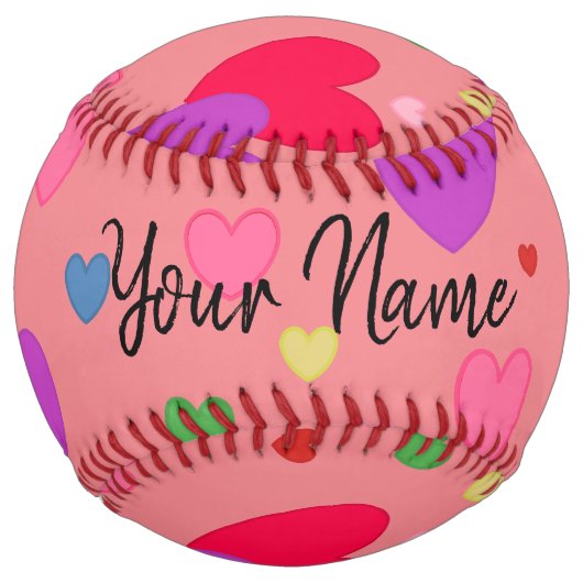ソフトボパーソナライズされたールバイHAMbyWG ソフトボール (正面)