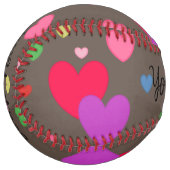 ソフトボパーソナライズされたールバイHAMbyWG ソフトボール (正面左)