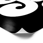 ソフトボパーソナライズされたールプレーヤーの名前の追加レトロチーム ポスター (コーナー)