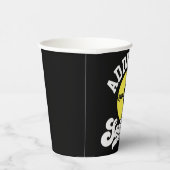 ソフトボパーソナライズされたールプレーヤーの名前の追加レトロチーム 紙コップ (右)