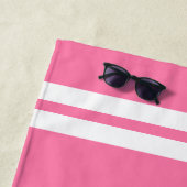 ソフトボパーソナライズされたール女子 ビーチタオル (インサイチュ)