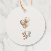 ソフトボホニュートラル赤ちゃん衣赤ちゃんシャワー フェイバータグ (裏面)