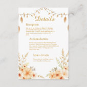 ソフトボホートンピーチ結婚フローラ エンクロージャーカード (正面)