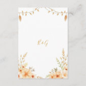 ソフトボホートンピーチ結婚フローラ エンクロージャーカード (裏面)