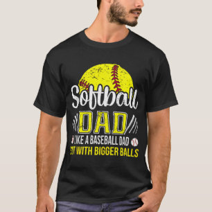 ソフトボーおもしろいルパパ定義父の日 Tシャツ