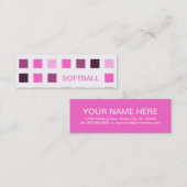 ソフトボーモダンル（正方形） スキニー名刺 (正面/裏面)