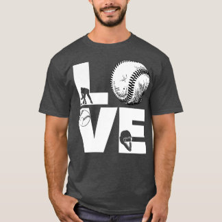 ソフトボールおもしろいラブ9 Tシャツ