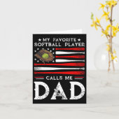 ソフトボールおやじ 私の大好きなソフトボール選手がおやじって呼ぶ カード (黄色い花)