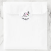 ソフトボールが大好き ハートシール (バッグ)