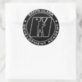 ソフトボールこうもりシール ラウンドシール (バッグ)