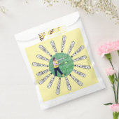 ソフトボールこうもりフォトフラワー フェイバーバッグ (封をした状態)