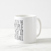 ソフトボールでビートする人々の涙 コーヒーマグカップ (正面右)