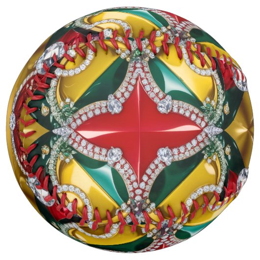 ソフトボールとロサンゼルスカラーデザイン ソフトボール (正面左)