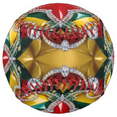 ソフトボールとロサンゼルスカラーデザイン ソフトボール (正面)