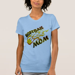 ソフトボールのお母さん(炎) copy.png tシャツ