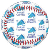 ソフトボールのコーチのために大声で叫ぶ ソフトボール (正面左)