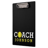 ソフトボールのコーチの名前をカスタムする クリップボード (左)
