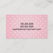 ソフトボールのコーチ 名刺 (裏面)