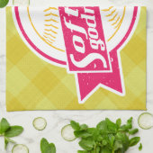 ソフトボールのゴッドマザータオル キッチンタオル (折り畳み)