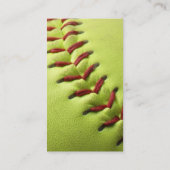 ソフトボールのスポーツ界 名刺 (裏面)