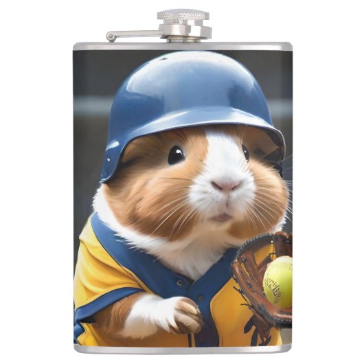 ソフトボールのスーパースター：モルモットのすごいゲーム。 フラスク (正面)