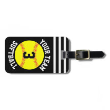 ソフトボールのチーム名と選手ナンバーFastpitchバッグ