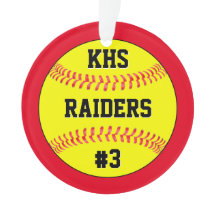 ソフトボールのチーム名、学校書簡、プレーヤー番号