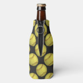 ソフトボールのパターン ボトルクーラー (ボトル裏面)