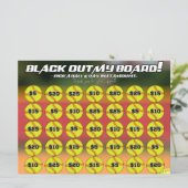 ソフトボールのブラックアウト盤資金調達者ソフトボールを選ぶ 招待状 (スタンド正面)