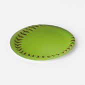 ソフトボールのプレート ペーパープレート (アングル)