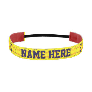 ソフトボールのヘッドバンドをカスタマイズ アスレチックヘッドバンド