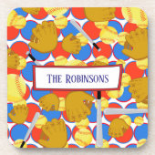 ソフトボールの一種 コースター (正面)