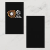 ソフトボールの女の子イエス・宗教野球捕手 名刺 (正面/裏面)