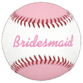 ソフトボールの新婦付添人のギフト ソフトボール (正面)