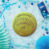 ソフトボールの汚れた一流のチーム数球の紙皿 ペーパープレート (パーティー)