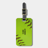 ソフトボールの荷物のラベル ラゲッジタグ (正面縦)