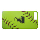 ソフトボールのiphoneの場合 Case-Mate iPhoneケース (裏面(横))