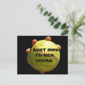 ソフトボールはがき ポストカード (スタンド正面)