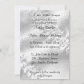 ソフトボールは結婚式のテーマの結婚式を遊ばします 招待状 (裏面)