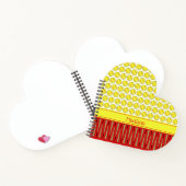 ソフトボールをテーマにしたパターン名前をカスタムする ノートブック (内部)