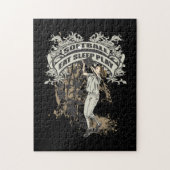 ソフトボールを食べて下さい、眠らせて下さい、遊んで下さい ジグソーパズル (縦)