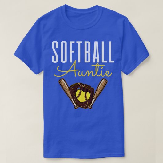 ソフトボールアウンティ Tシャツ (デザイン正面)