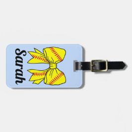 ソフトボールカスタムスポーツバッグラベル ラゲッジタグ